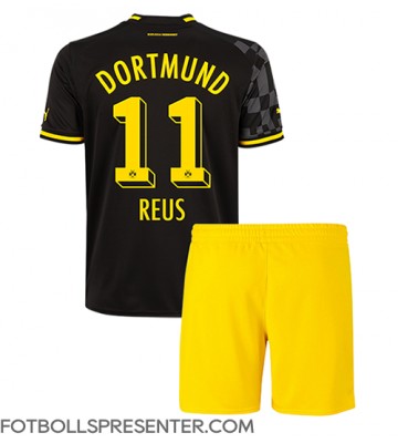 Borussia Dortmund Marco Reus #11 Bortatröja Barn 2022-23 Kortärmad (+ korta byxor)